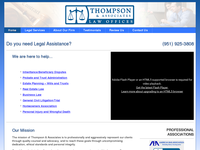 TRENT THOMPSON website screenshot
