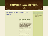 PRESTON TRIMBLE website screenshot