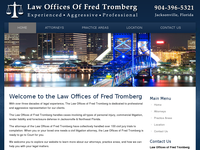 FRED TROMBERG website screenshot