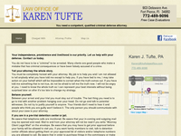 KAREN TUFTE website screenshot