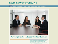 KEVIN TUNG website screenshot