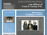 FRANK TURNEY website screenshot
