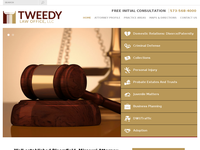 JAMES TWEEDY website screenshot