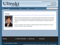 LINDA CHUGH ULINSKI website screenshot
