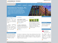 THOMAS UNDERWOOD website screenshot