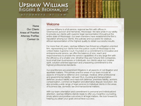 JAMES UPSHAW website screenshot