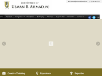 USMAN AHMAD website screenshot