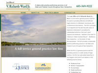 V RICHARDS WARD JR website screenshot