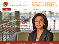 VERONICA VALENZUELA website screenshot