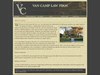 DOUGLAS VAN CAMP website screenshot