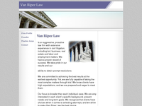 DAVID VAN RIPER website screenshot