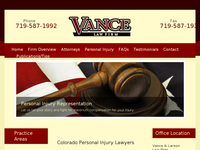 KEITH VANCE website screenshot