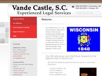 WILLIAM VANDE CASTLE website screenshot