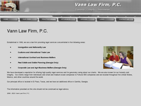 FRANK VANN website screenshot