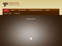 ROSS VETA website screenshot