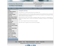 VICTORIA BEZMAN website screenshot