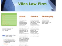 PETER VILES website screenshot