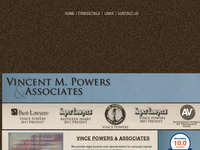 VINCENT POWERS website screenshot