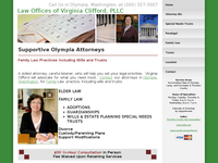 VIRGINIA CLIFFORD website screenshot