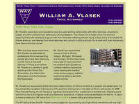 WILLIAM VLASEK website screenshot