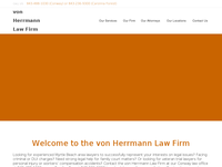 BERT VON HERRMANN website screenshot