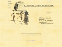 JOHN VOZENILEK website screenshot