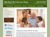MICHAEL CACCAVO website screenshot