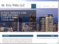 W ERIC PITTS website screenshot