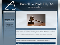 RUSSELL WADE III website screenshot