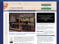 A WILSON WAGES website screenshot