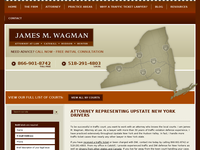 JAMES WAGMAN website screenshot