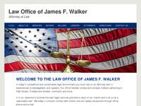 JAMES WALKER website screenshot