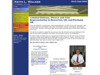 KEITH WALKER website screenshot