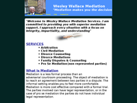 WESLEY WALLACE website screenshot