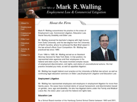 MARK WALLING website screenshot