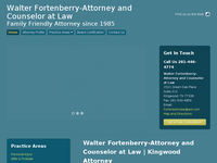 WALTER FORTENBERRY website screenshot