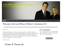 WALTER HENDERSON website screenshot