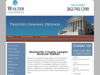 ANDREW WALTER website screenshot