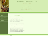 WALTER THOMPSON website screenshot