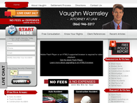 VAUGHN WAMSLEY website screenshot