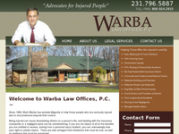 MARK WARBA website screenshot