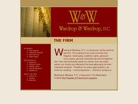 THOMAS WARDROP website screenshot