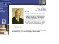 ANDREW WARHOLA JR website screenshot