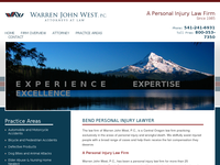 WARREN JOHN WEST website screenshot