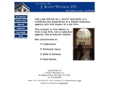 J SCOTT WATSON website screenshot