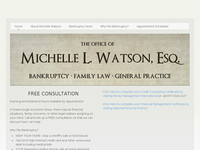 MICHELLE WATSON website screenshot
