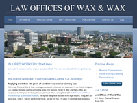 ALAN WAX website screenshot