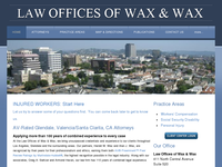 HAROLD WAX website screenshot