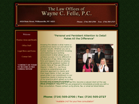 WAYNE FELLE website screenshot