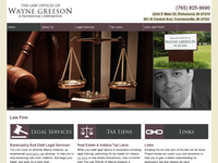 WAYNE GREESON website screenshot